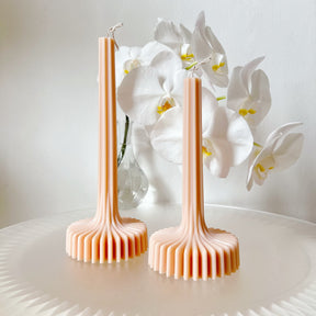 Ribbed Vase Scented Soy Candle, Wedding Candles, LMJ Candles