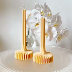 Ribbed Vase Scented Soy Candle, Wedding Candles, LMJ Candles