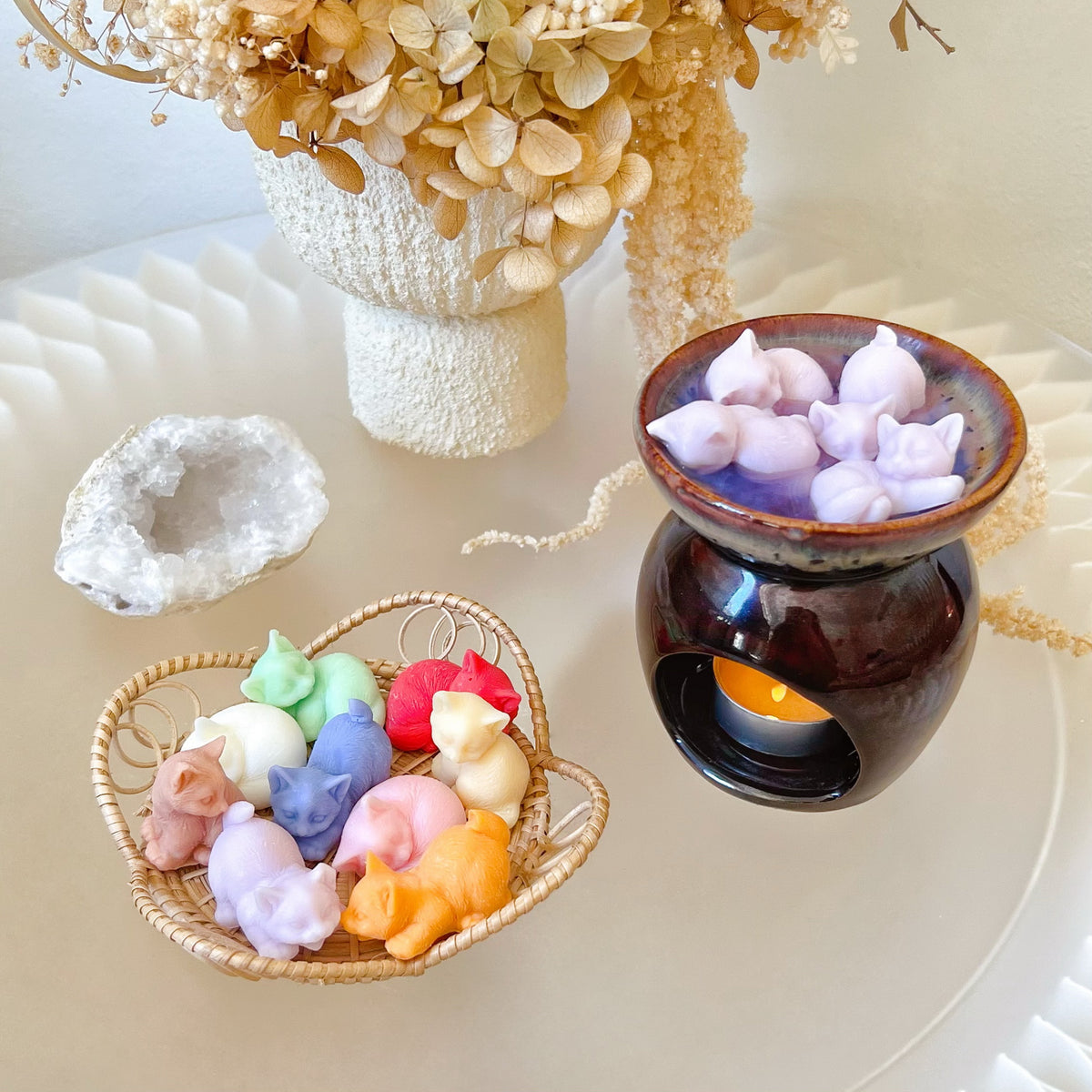 Cute Cat Soy Wax Melts, Wax Tarts, Best Cat Lover Gifts, LMJ Candles