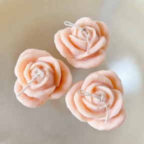 Matte Rose Flower Soy Scented Candle - LMJ Candles