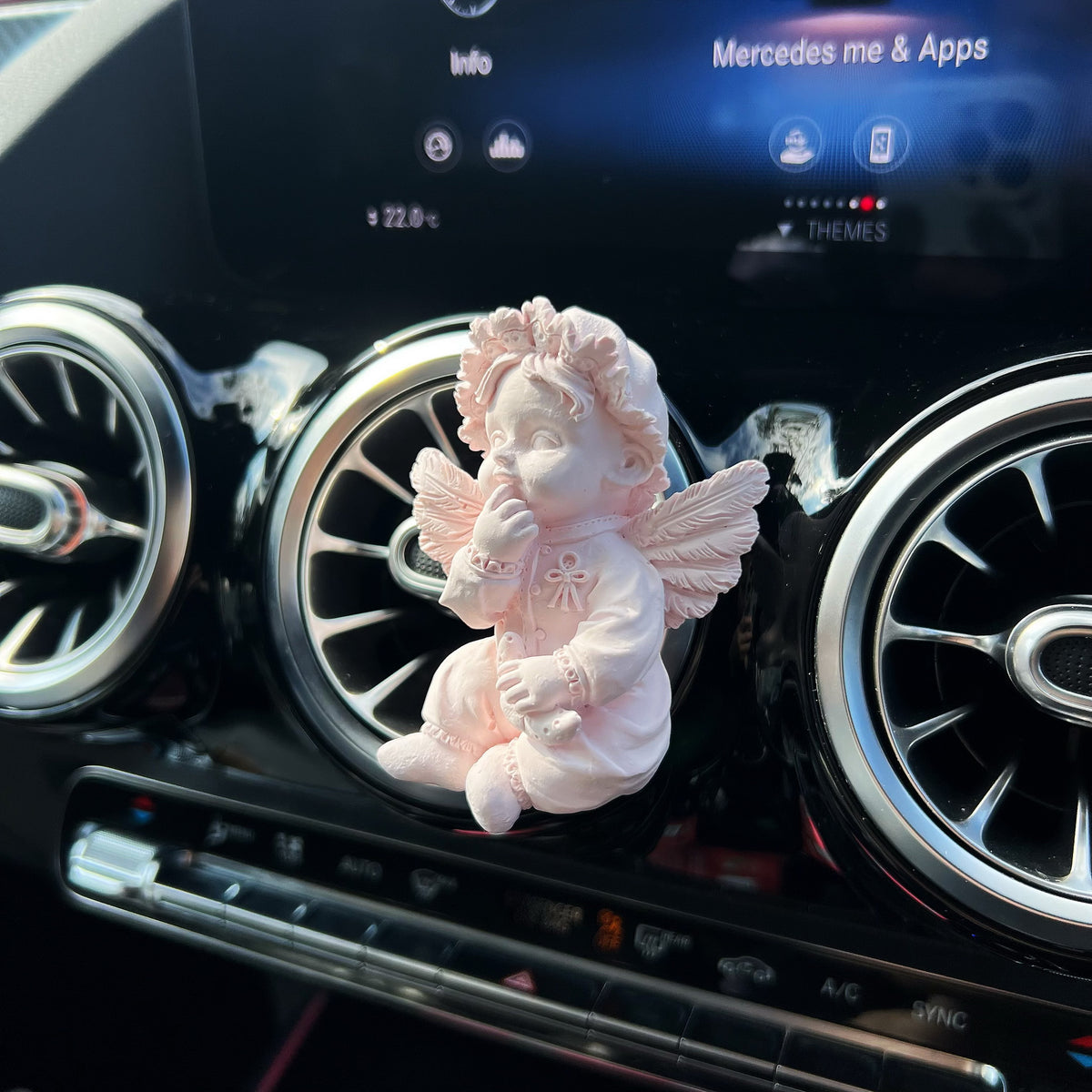 Cute Cherub Car Vent Air Freshener - Air Vent Clips | LMJ Candles