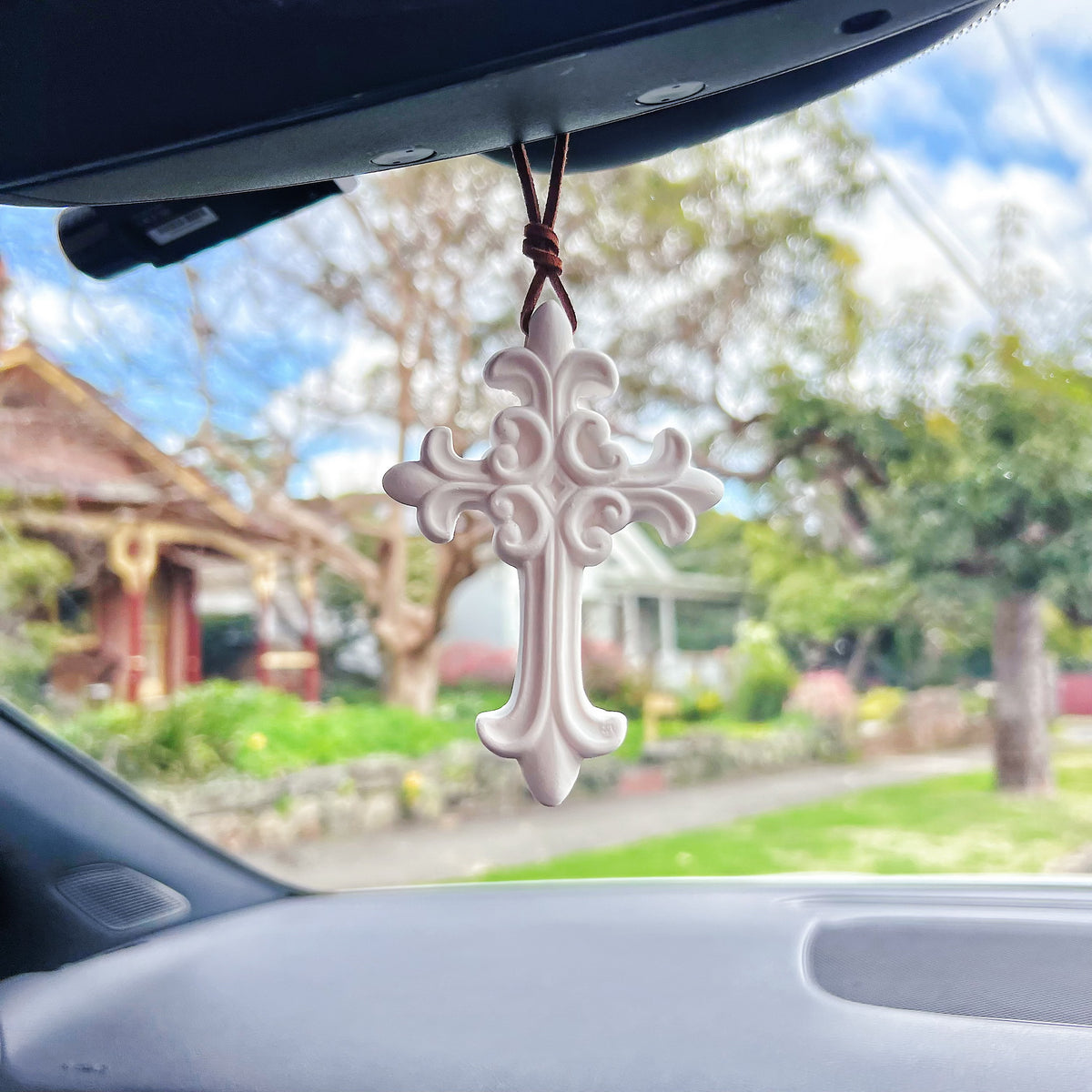 Large Cross Air Freshener - Car Hanging Diffuser | LMJ Candles