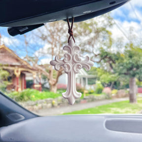 Large Cross Air Freshener - Car Hanging Diffuser | LMJ Candles
