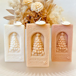 Festive Greeting Candle, Christmas & New Year Gift, LMJ Candles