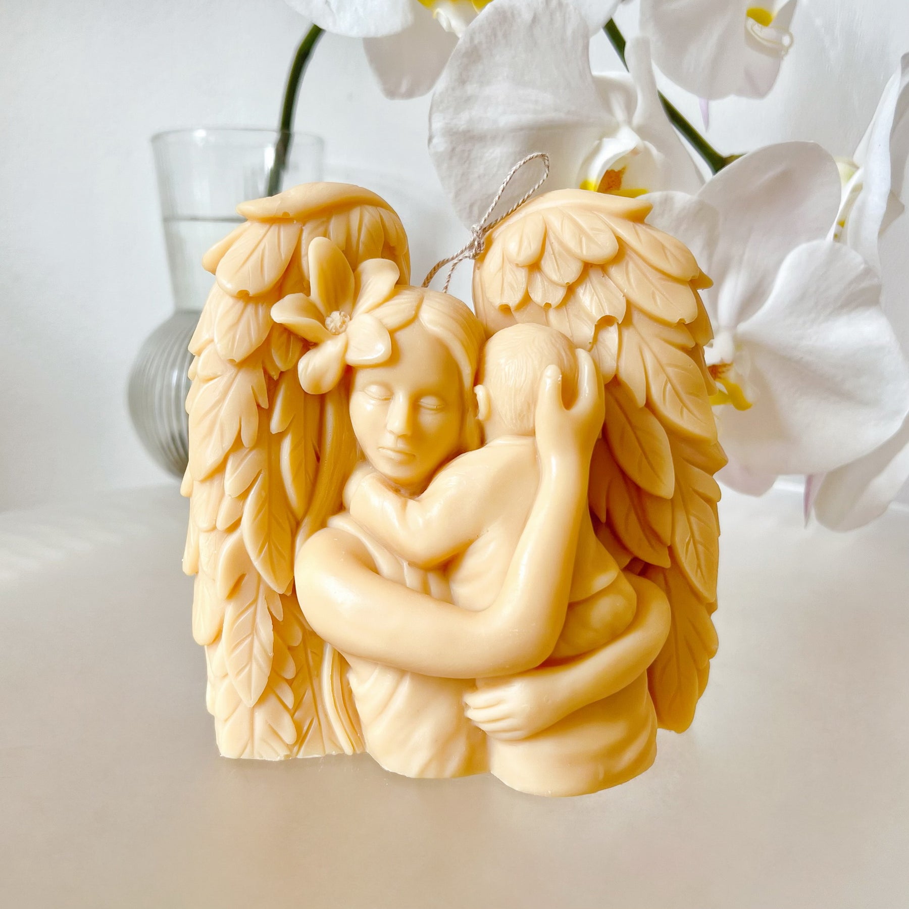 Mother and Baby Winged Angel Scented Soy Candle - LMJ Candles