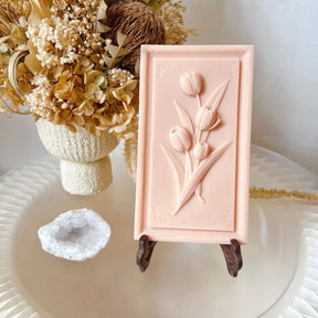 Tulip Flower Scented Soy Wax Tablet, Home Décor - LMJ Candles