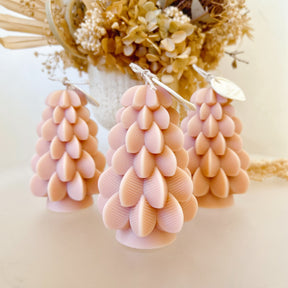 Pinecone Christmas Tree Soy Candle, Xmas Gift, LMJ Candles