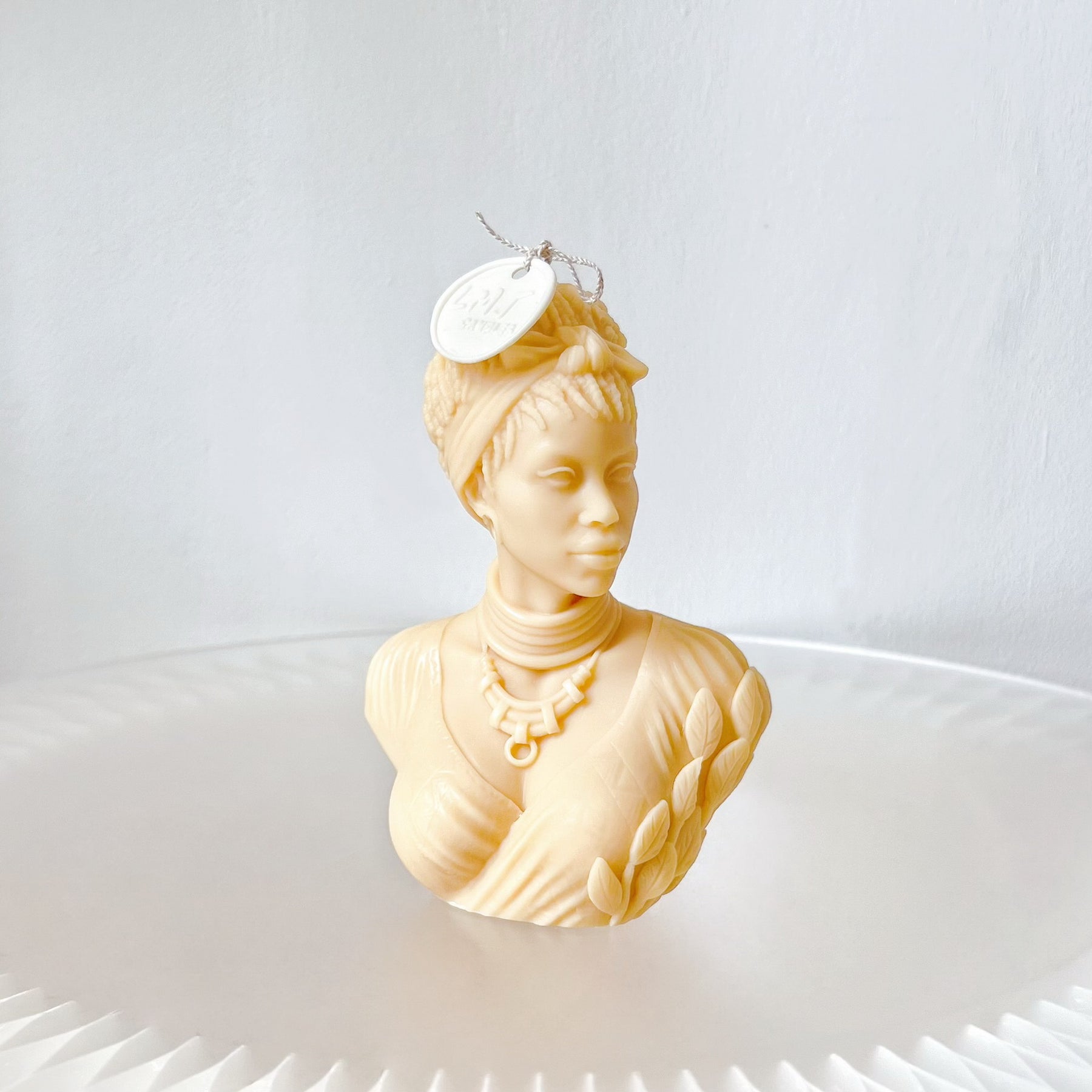 Lady with Choker Scented Soy Candle, African Décor - LMJ Candles