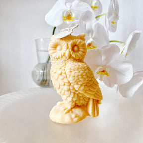 Handmade Large Owl Shaped Scented Soy Candle from LMJ Candles Australia