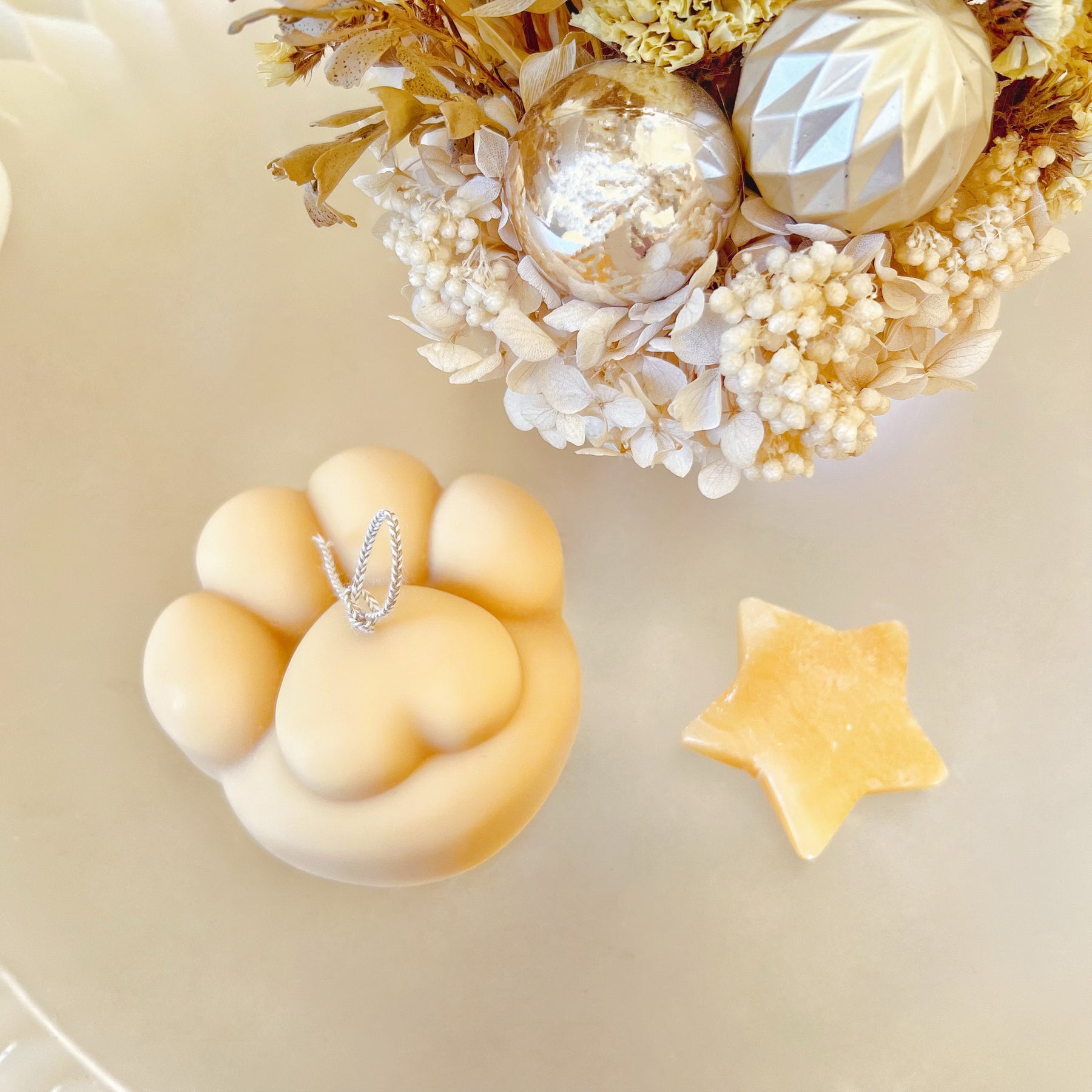 Cute Paw Scented Soy Candle, Handmade Pet Lover Candle, LMJ Candles