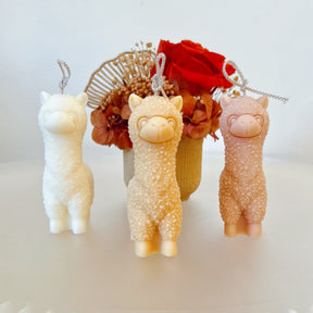 Cute Alpaca Scented Soy Candle, Handmade Animal Candle, LMJ Candles