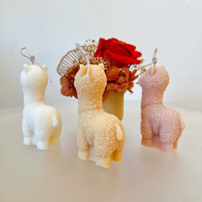 Cute Alpaca Scented Soy Candle, Handmade Animal Candle, LMJ Candles