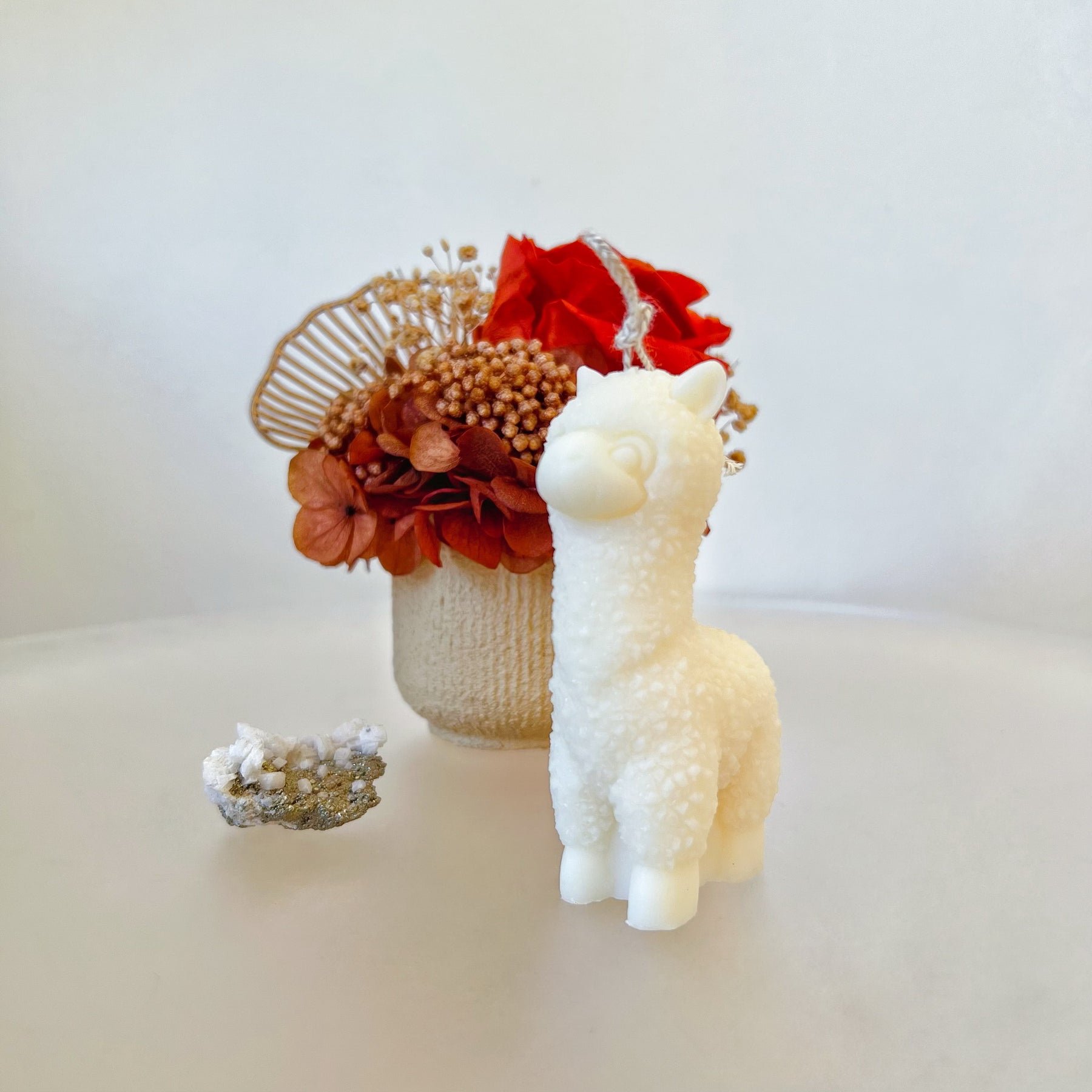 Cute Alpaca Scented Soy Candle, Handmade Animal Candle, LMJ Candles