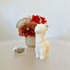 Cute Alpaca Scented Soy Candle, Handmade Animal Candle, LMJ Candles