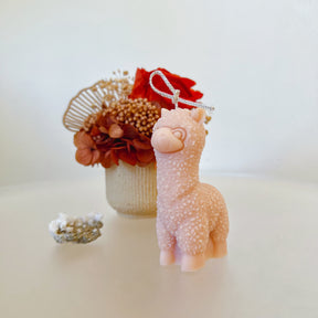 Cute Alpaca Scented Soy Candle, Handmade Animal Candle, LMJ Candles