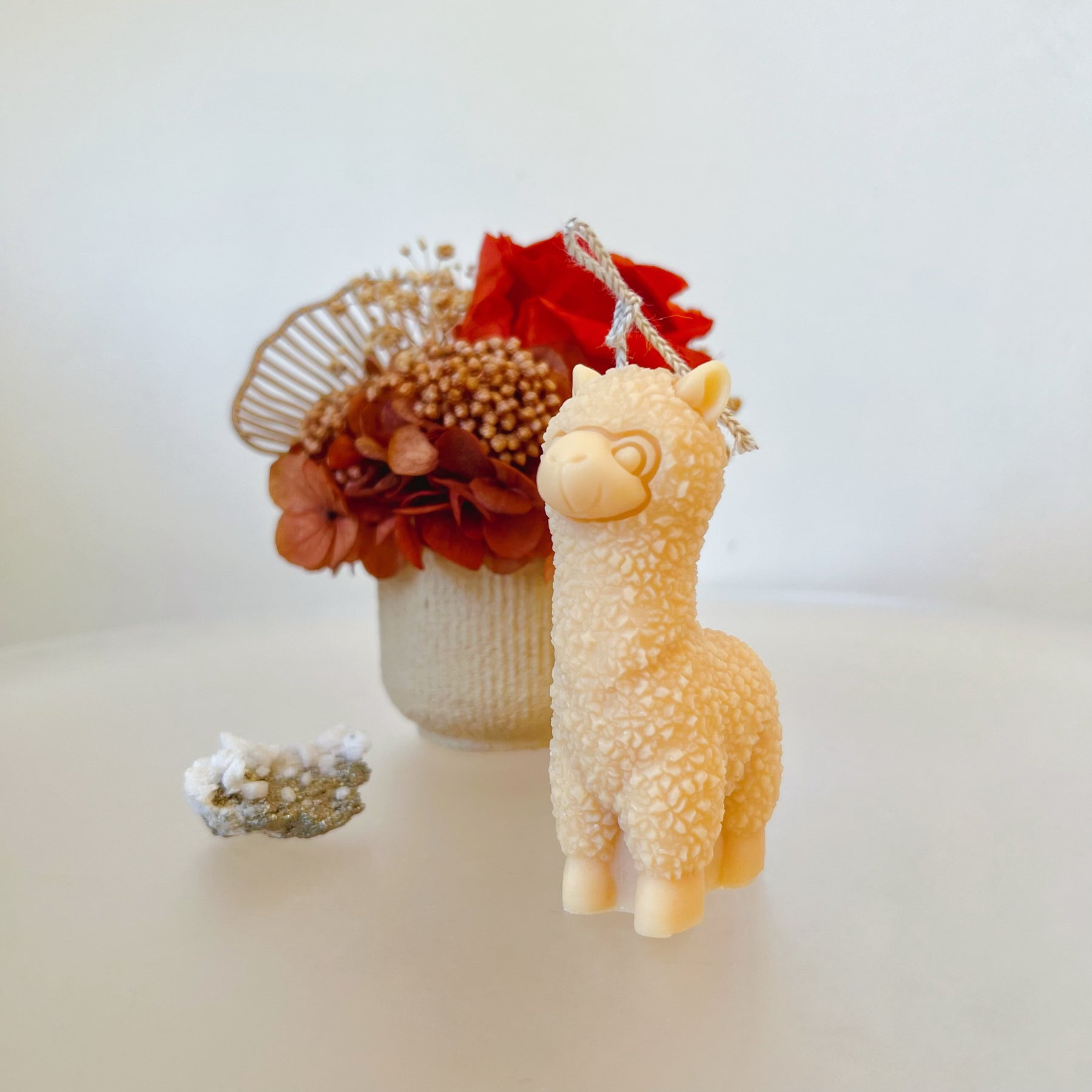 Cute Alpaca Scented Soy Candle, Handmade Animal Candle, LMJ Candles