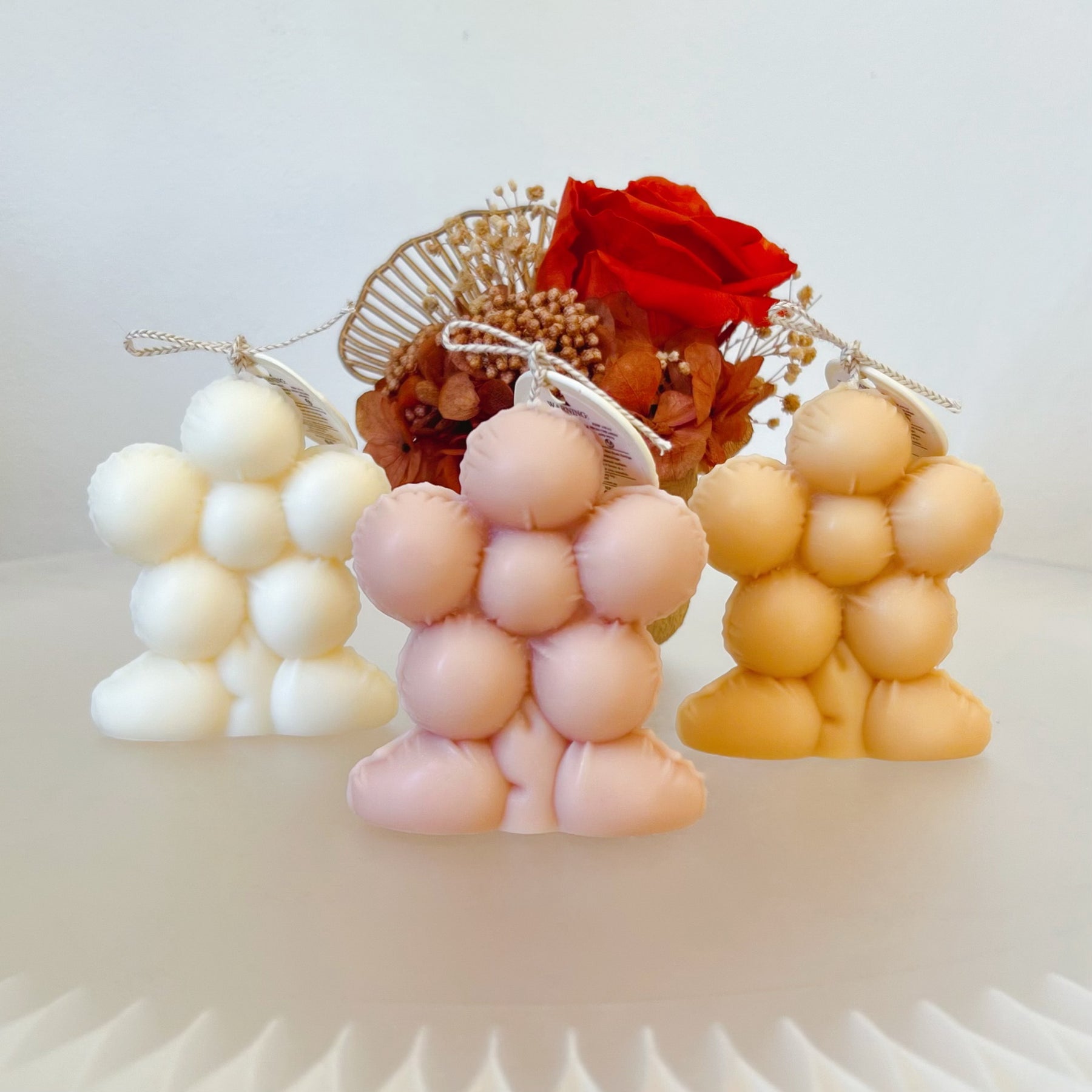 Balloon Flower Scented Soy Candle, Handmade Floral Candle, LMJ Candles