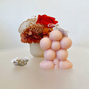 Balloon Flower Scented Soy Candle, Handmade Floral Candle, LMJ Candles