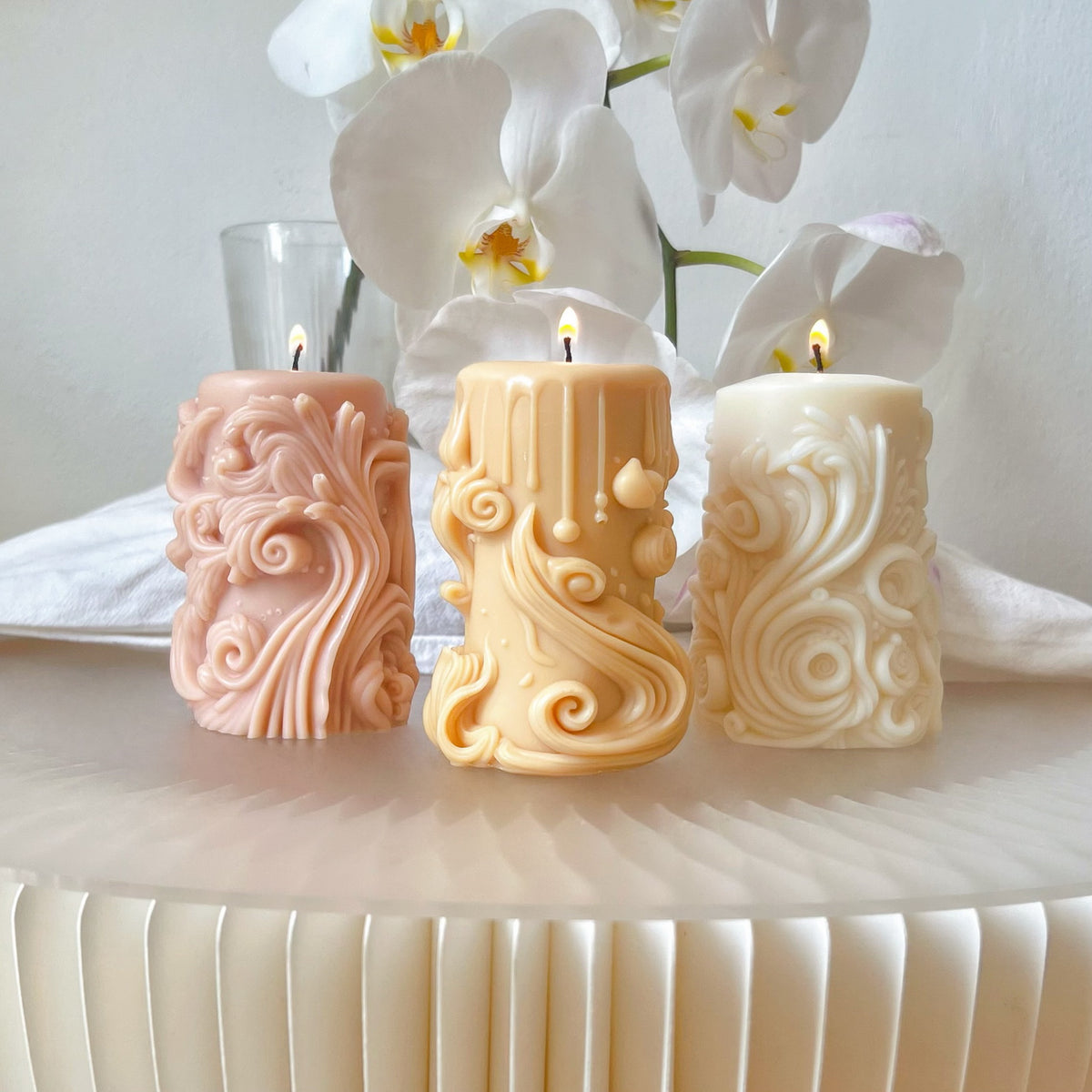 Magic Plant Soy Pillar Candle, Best Birthday Gift - LMJ Candles