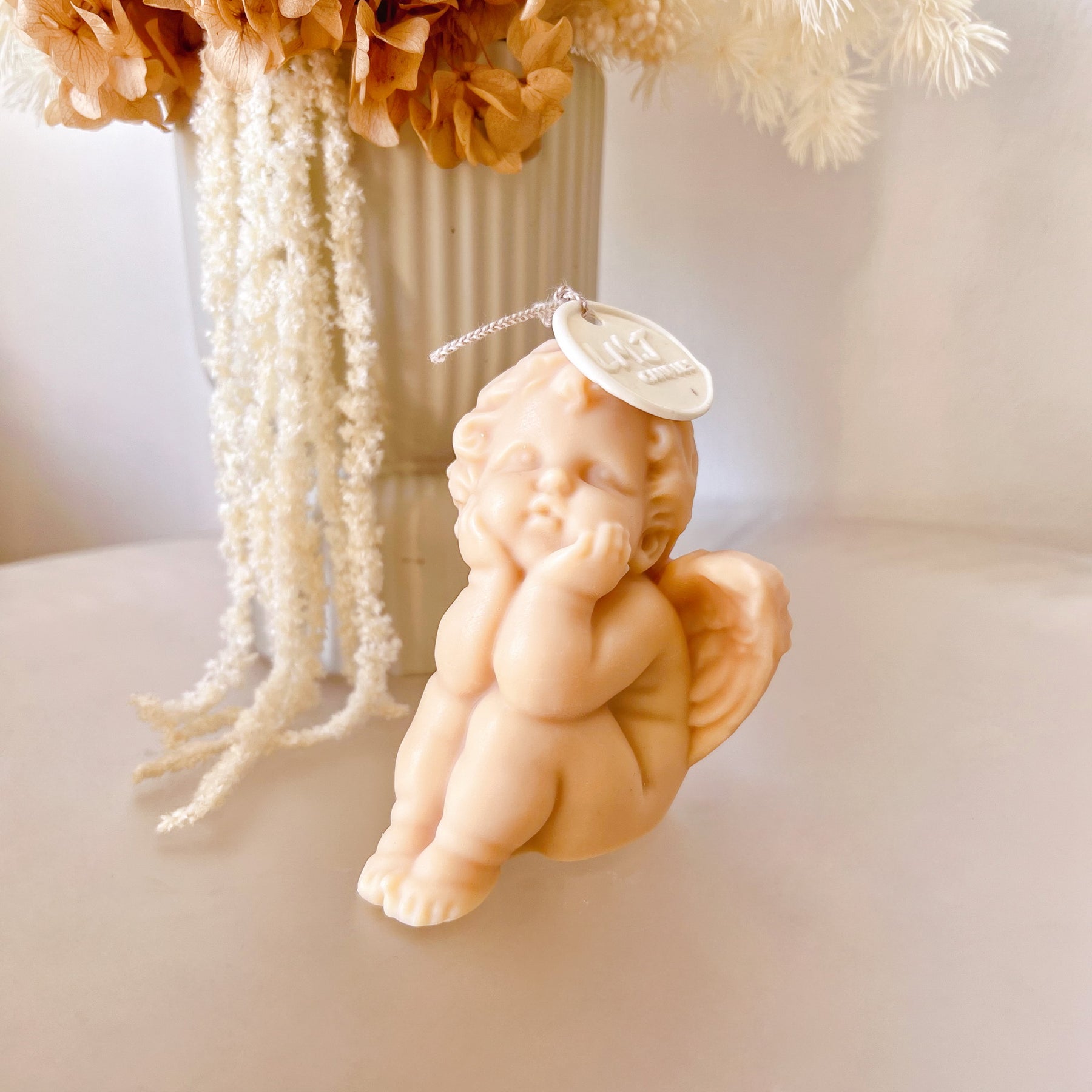 Winged Angel Scented Soy Candle, Cherub Candle - LMJ Candles