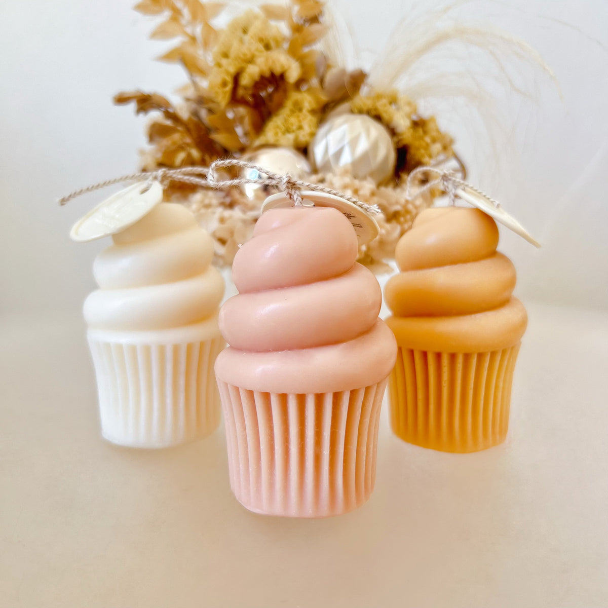 Frosted Cupcake Soy Candle, Sweet Gift Idea, LMJ Candles