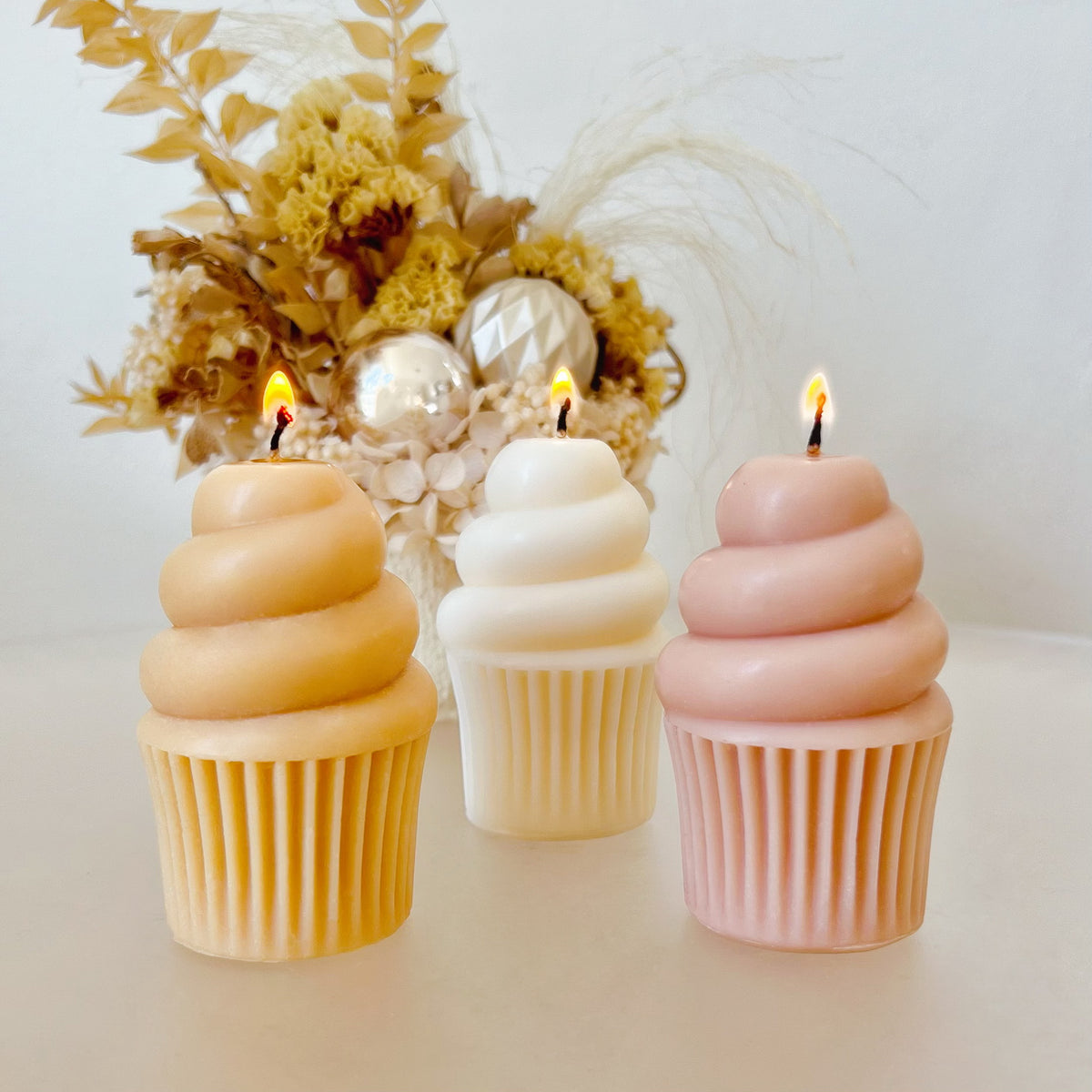 Frosted Cupcake Soy Candle, Sweet Gift Idea, LMJ Candles