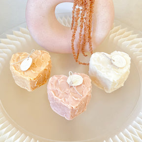 Heart Shaped Cake Soy Candle, Valentine’s Day Gift, LMJ Candles