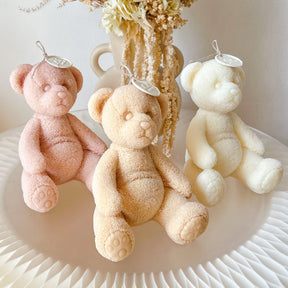 Large Toy Teddy Bear Scented Soy Candle - LMJ Candles