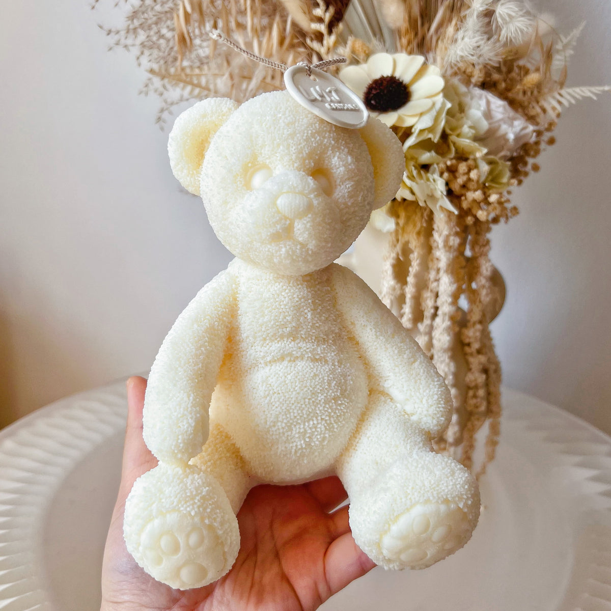 Large Toy Teddy Bear Scented Soy Candle - LMJ Candles