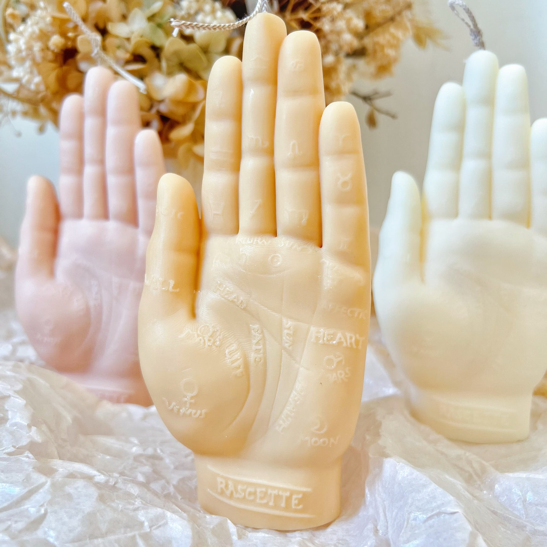 Palmistry Hand Scented Soy Palm Reading Candle - LMJ Candles