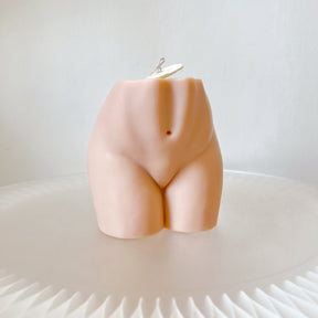 Large Half Woman Torso Scented Soy Body Candle - LMJ Candles