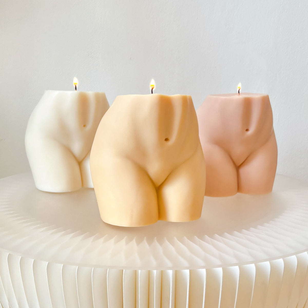 Large Half Woman Torso Scented Soy Body Candle - LMJ Candles