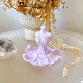 Handmade Dress Shaped Decorative Tray, Trinket Dish - LMJ Candles