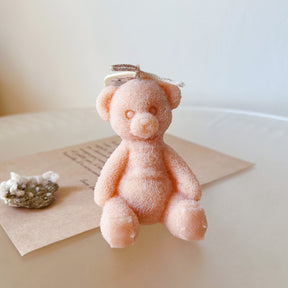 Small Toy Bear Scented Soy Candle, Cute Candle - LMJ Candles