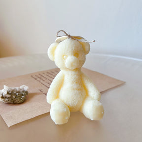 Small Toy Bear Scented Soy Candle, Cute Candle - LMJ Candles