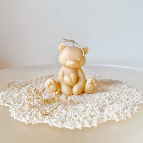 Classic Love Heart Teddy Bear Scented Soy Candle - LMJ Candles