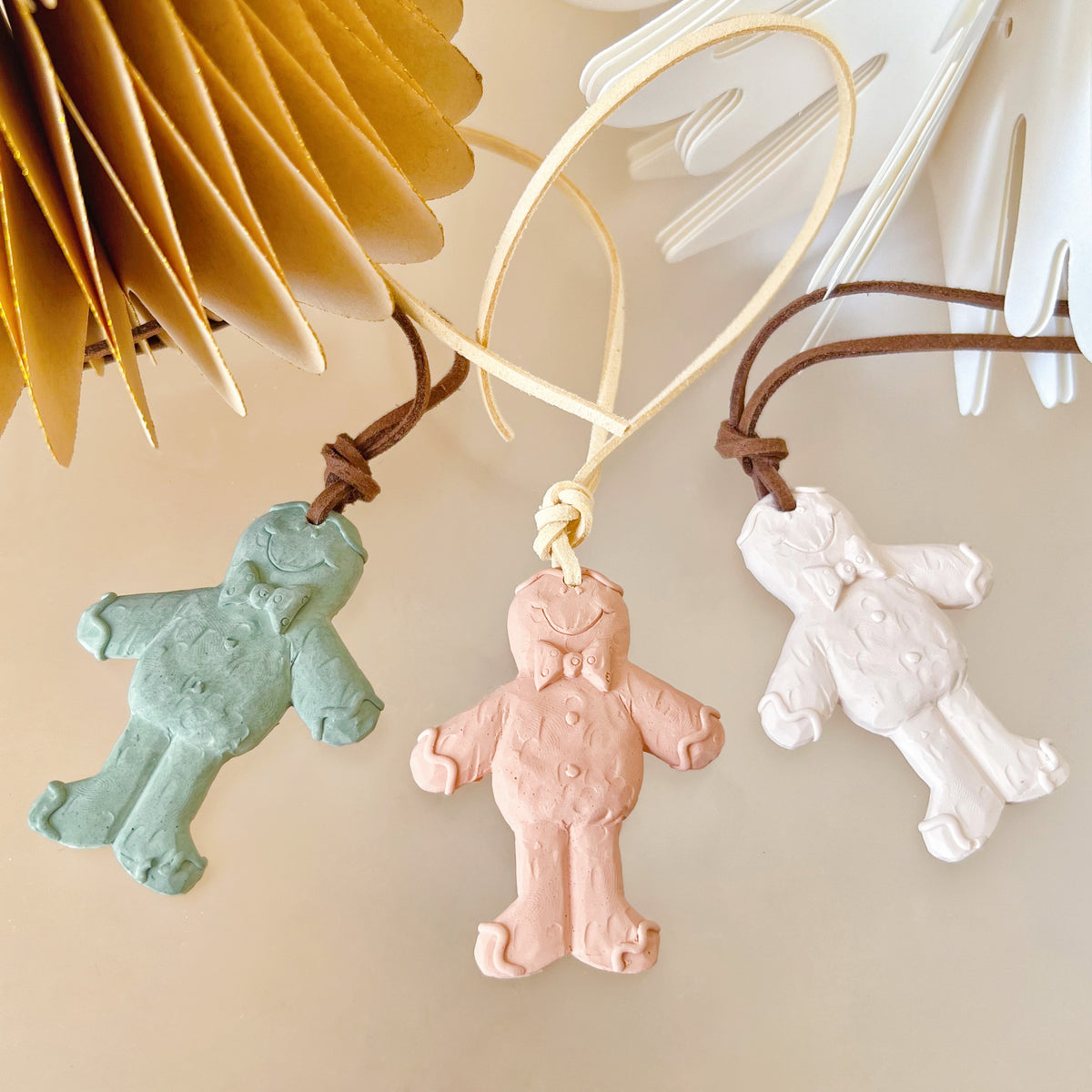 Gingerbread Man Car Air Freshener - Christmas Gift | LMJ Candles