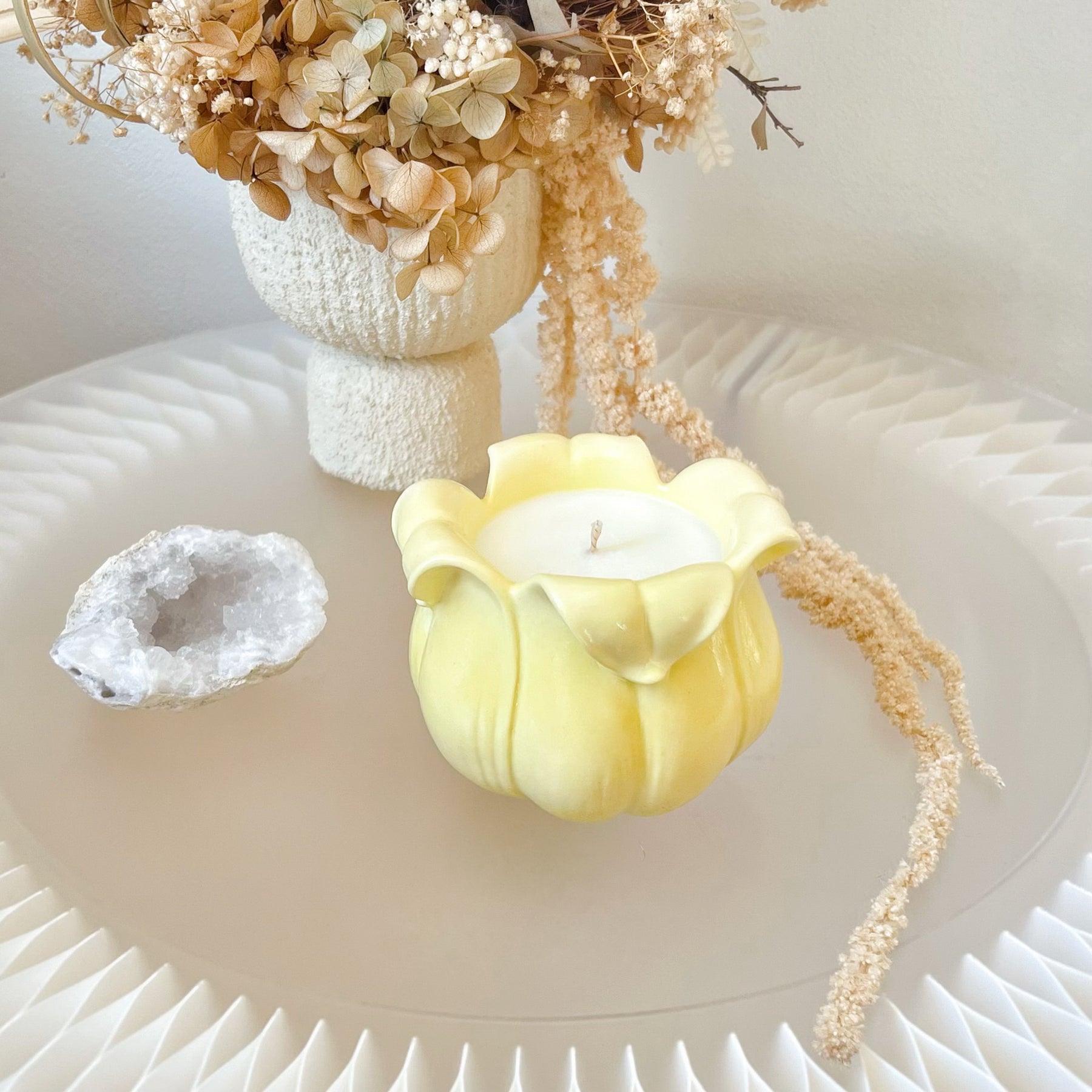 Custom Blooming Tulip Jar Soy Wax Candle - LMJ Candles