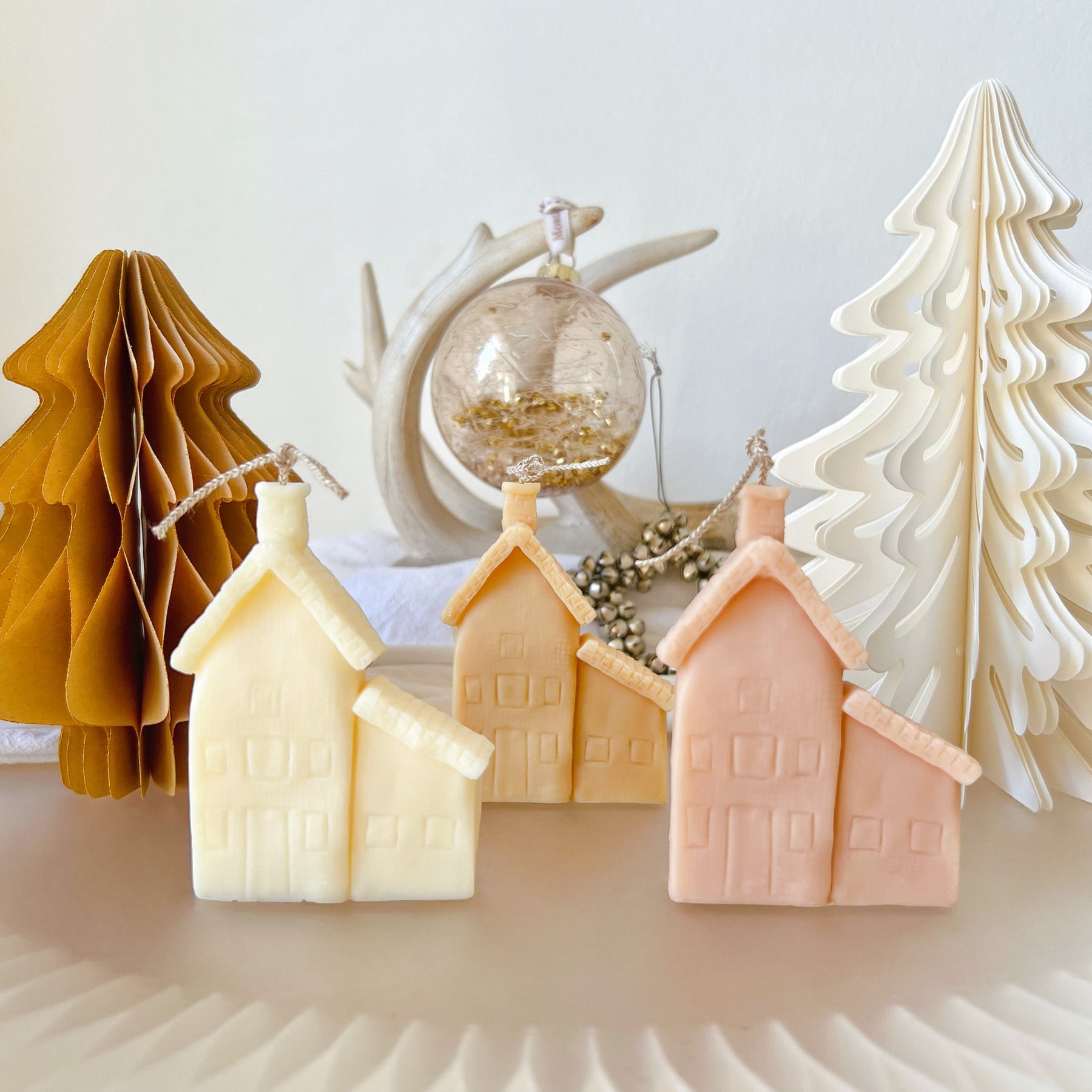 Christmas House Candle, Handmade Christmas Gift & Décor - LMJ Candles