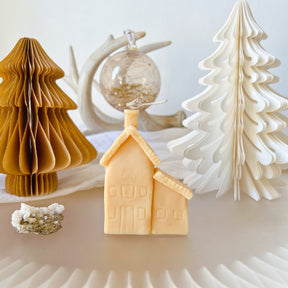 Christmas House Candle, Handmade Christmas Gift & Décor - LMJ Candles