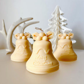 Christmas Bell Candle, Handmade Christmas Gift & Décor - LMJ Candles