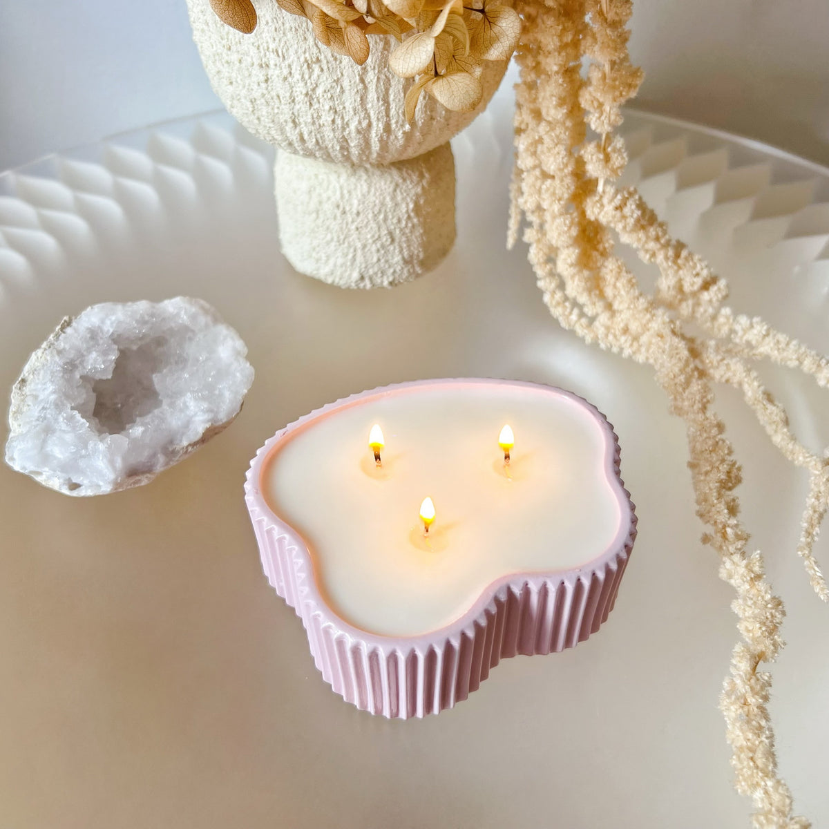 Custom Irregular Minimalistic Jar Soy Wax Candle - LMJ Candles