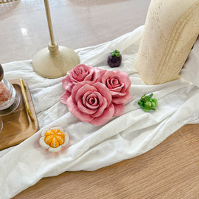 Handcrafted Large Rose Home Décor | LMJ Candles