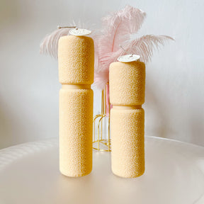 Little Bubble Pillar Candle, Luxurious Soy Candle Set - LMJ Candles