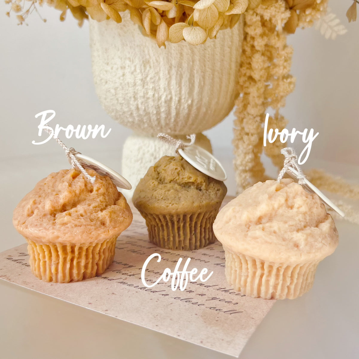 Muffin Shaped Scented Soy Food Candle - LMJ Candles