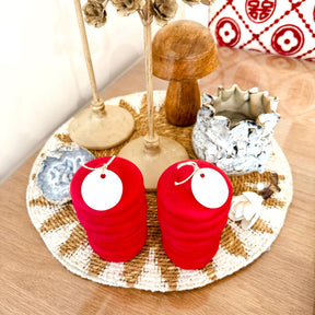 Double Happiness Candles for Chinese Wedding, LMJ Candles