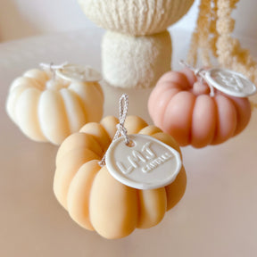 Halloween Pumpkin Shaped Scented Soy Candle - LMJ Candles