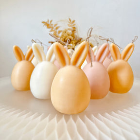 Easter Bunny Egg Scented Soy Candle, Easter Décor - LMJ Candles