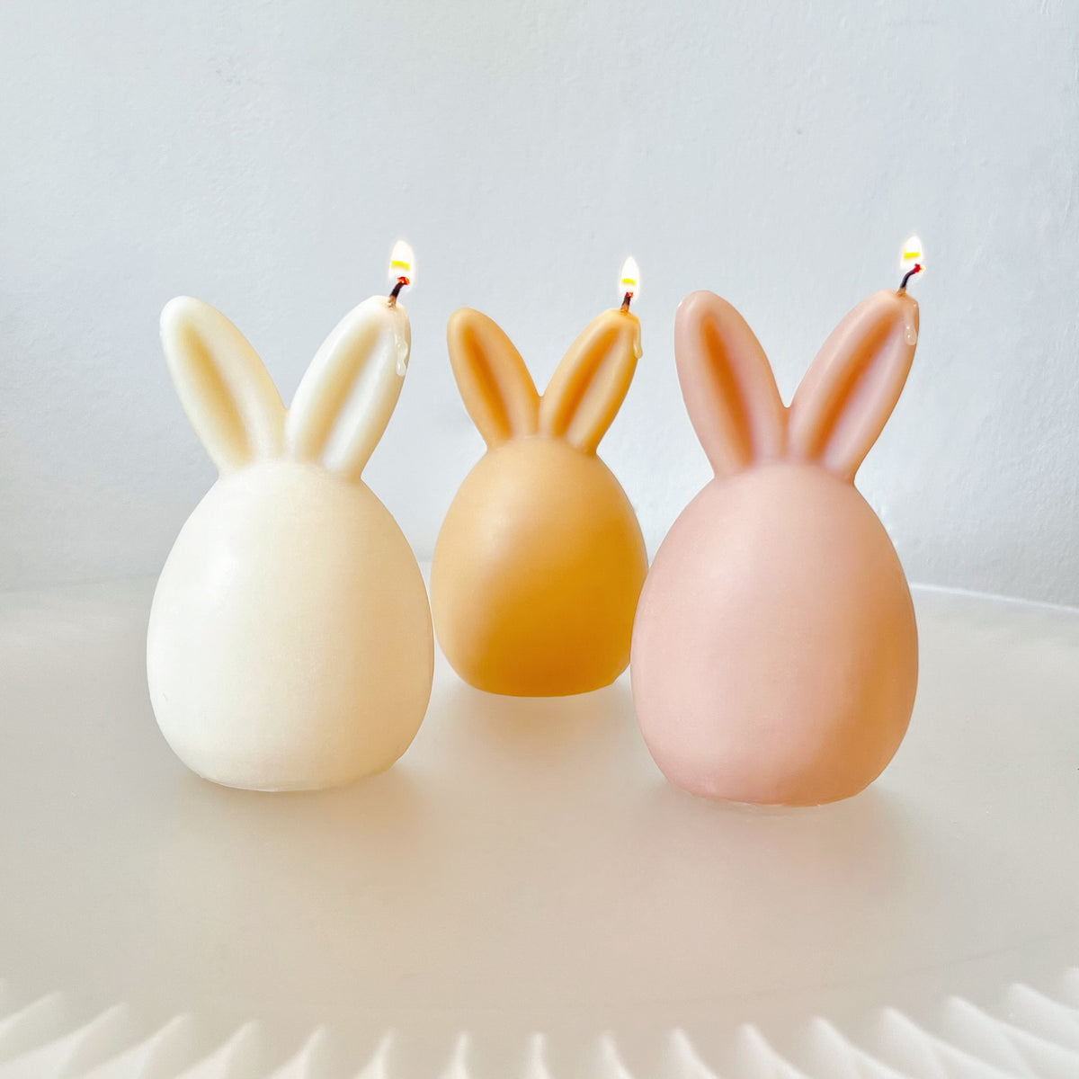 Easter Bunny Egg Scented Soy Candle, Easter Décor - LMJ Candles