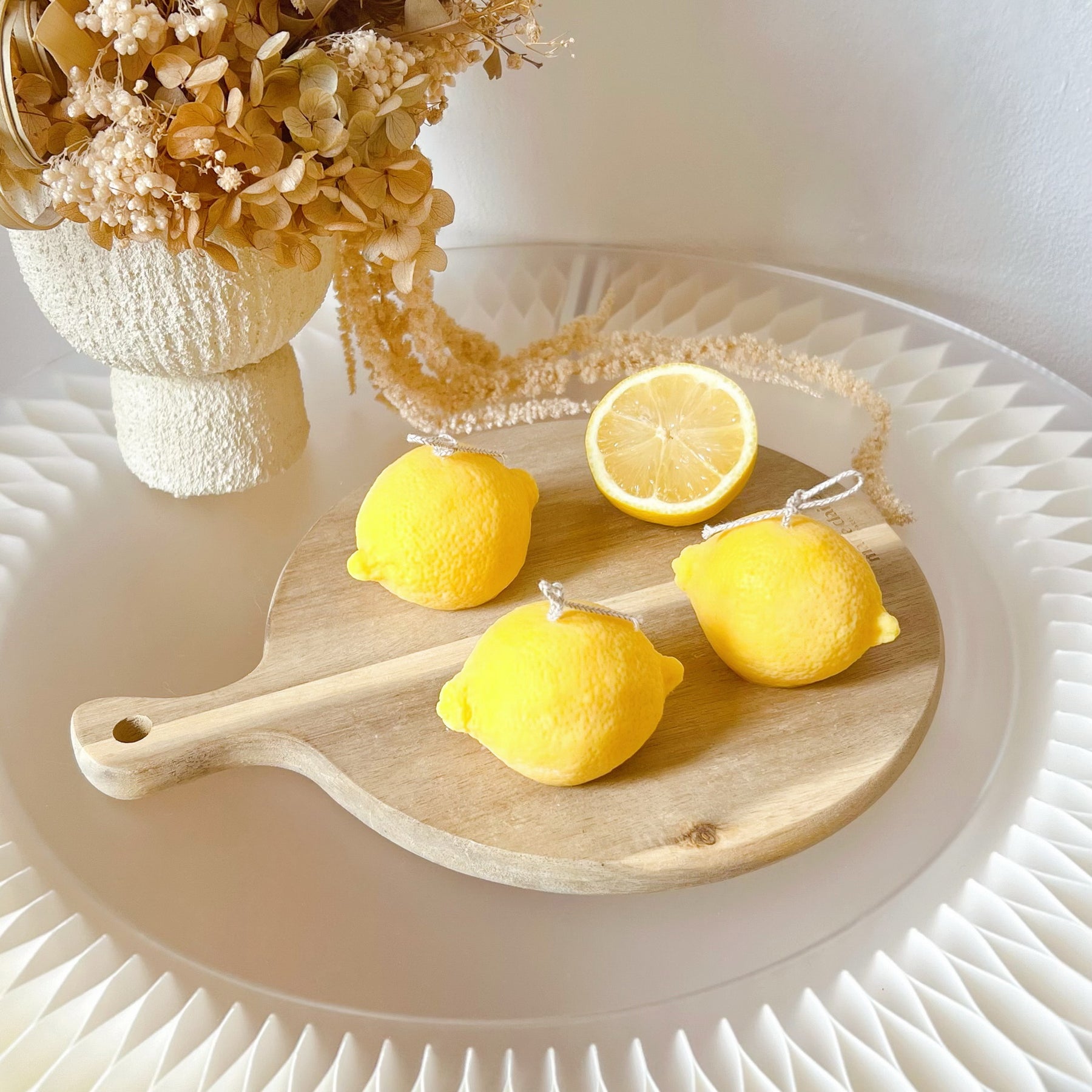 Lemon Shaped Scented Candle, Citrus Elegance - LMJ Candles